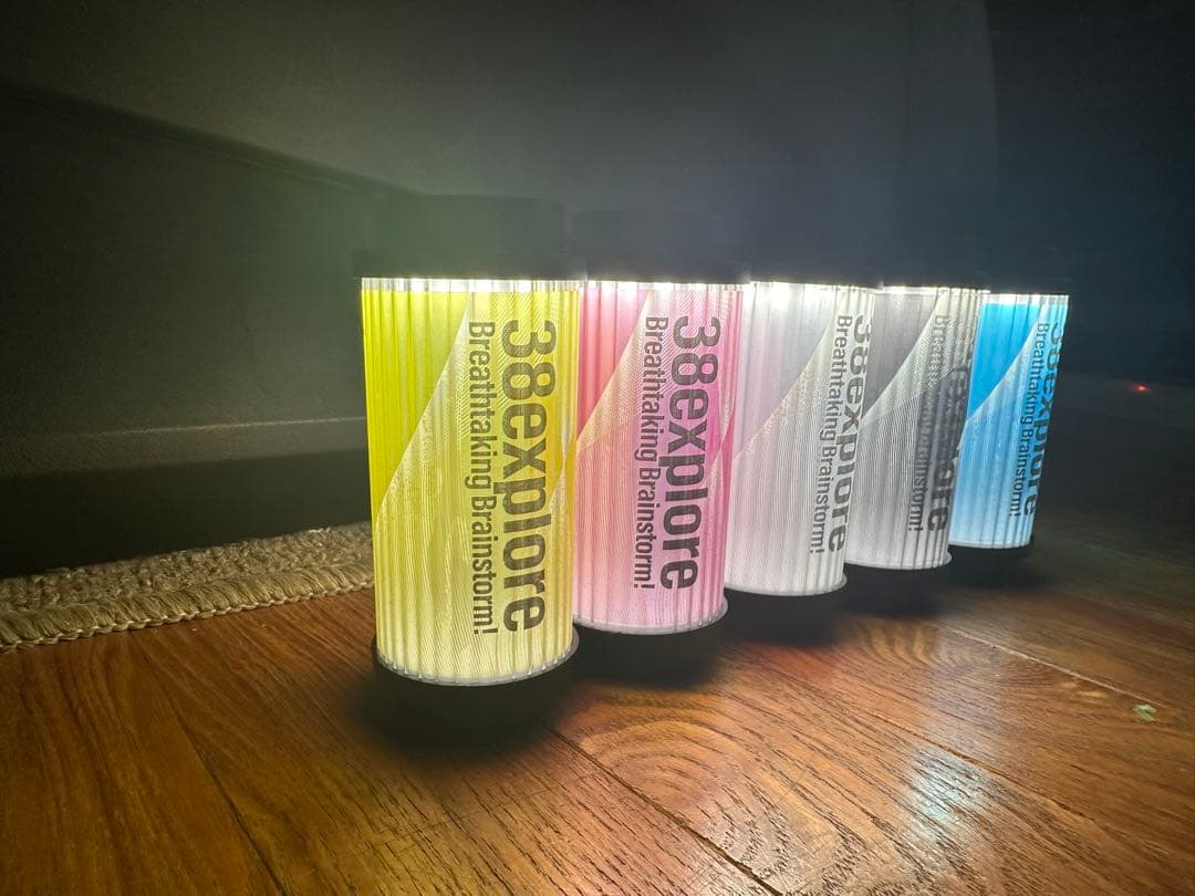 38explore 38灯　MIYABI キャンプ　　LEDランタン　5個セット