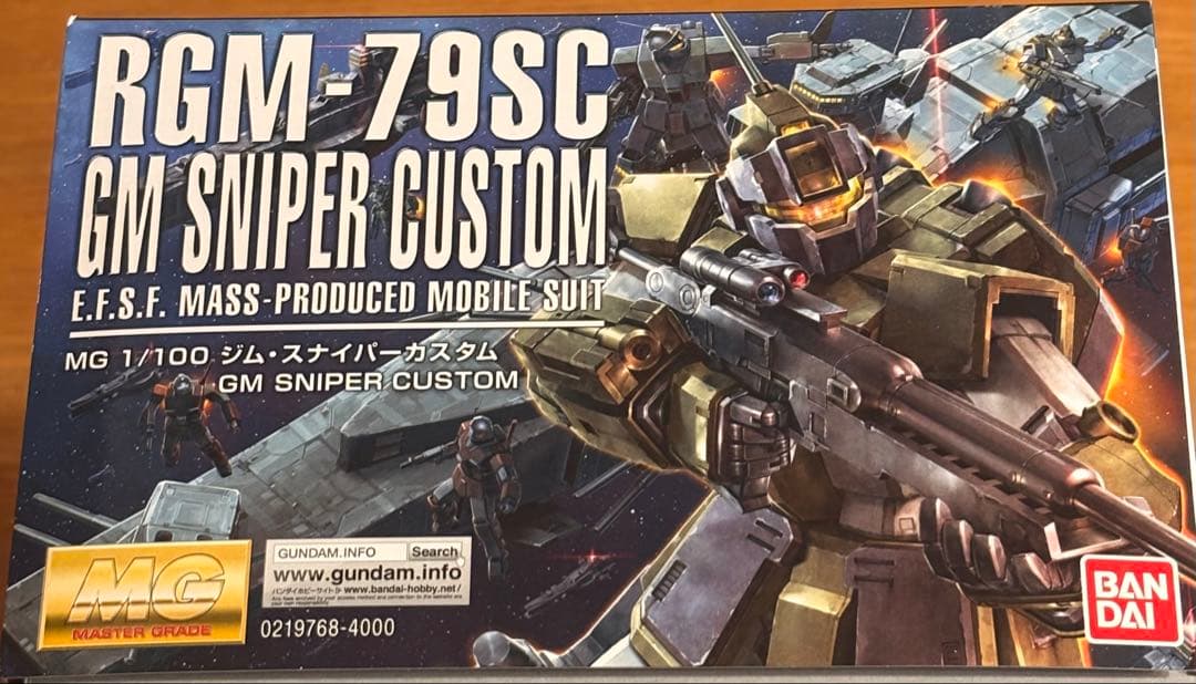 【新品・未組立】MG 1/100 RGM-79SC ジムスナイパーカスタム