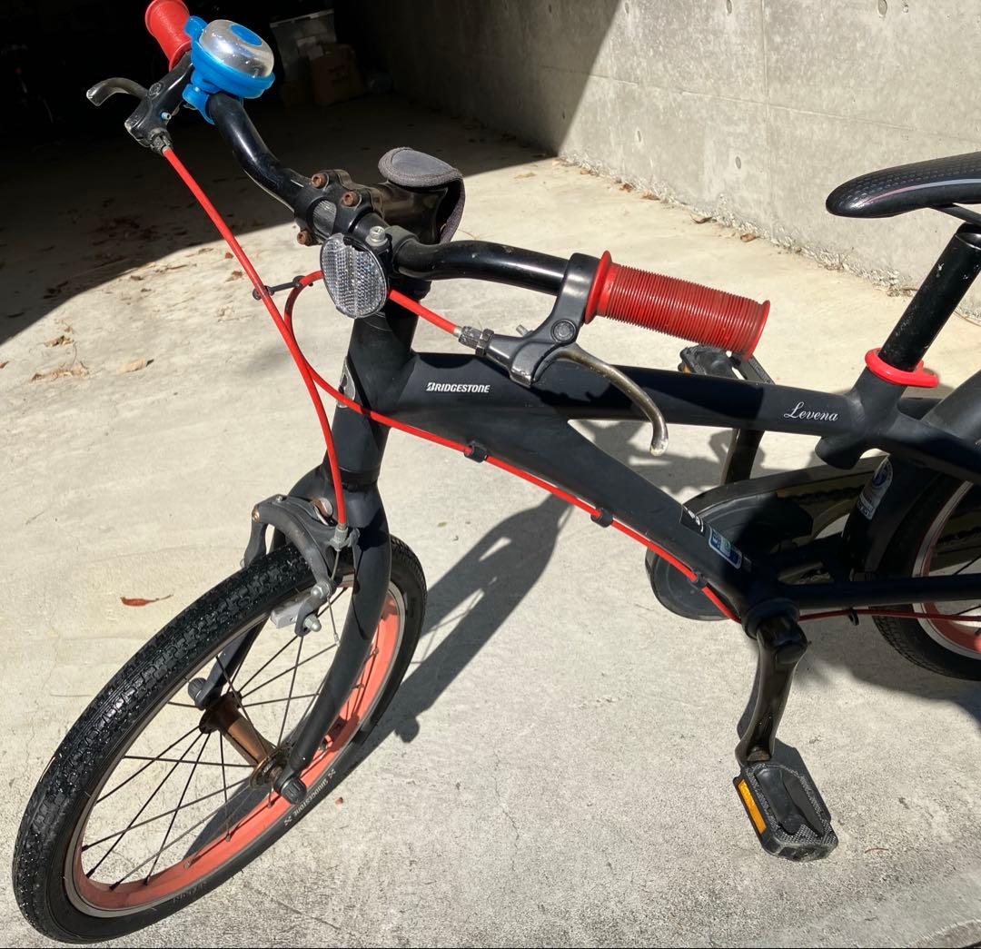 【奈良県生駒市】　子供用自転車　ブリヂストン　レベナ　黒　18インチ