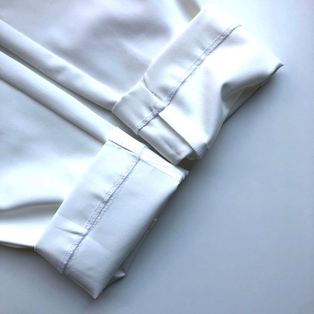 ランバンスポール　新品タグ付　ホワイト　スリムフィット　ゴルフパンツ　ローライズ