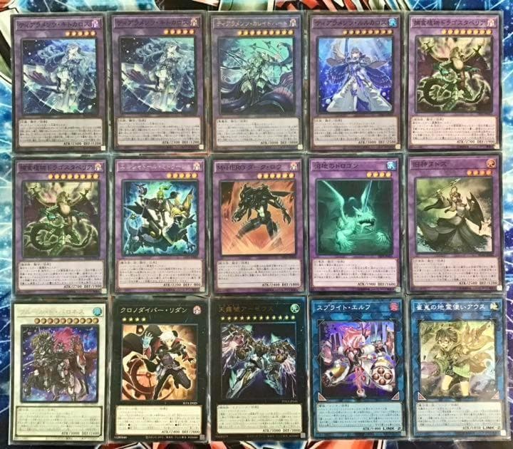 遊戯王 本格構築【イシズティアラメンツ】デッキ　メイン＆EX＆二重スリーブ