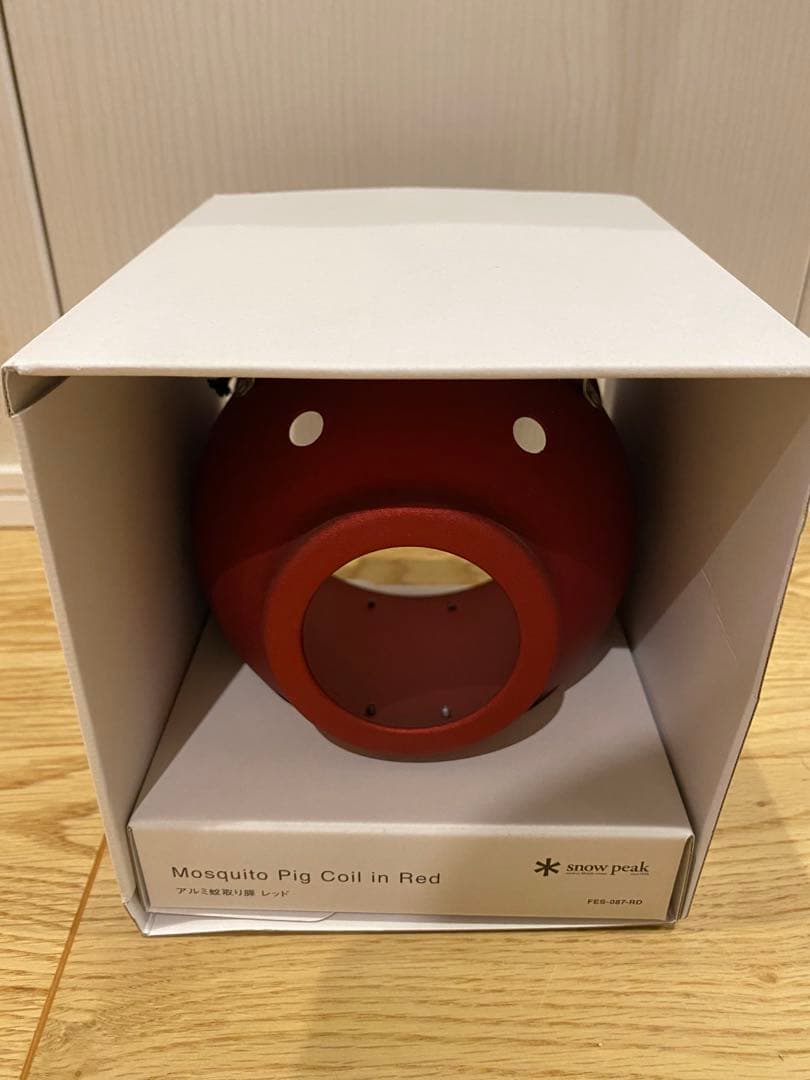 【新品】雪峰祭 2023 春 スノーピーク アルミ蚊取り豚 レッド