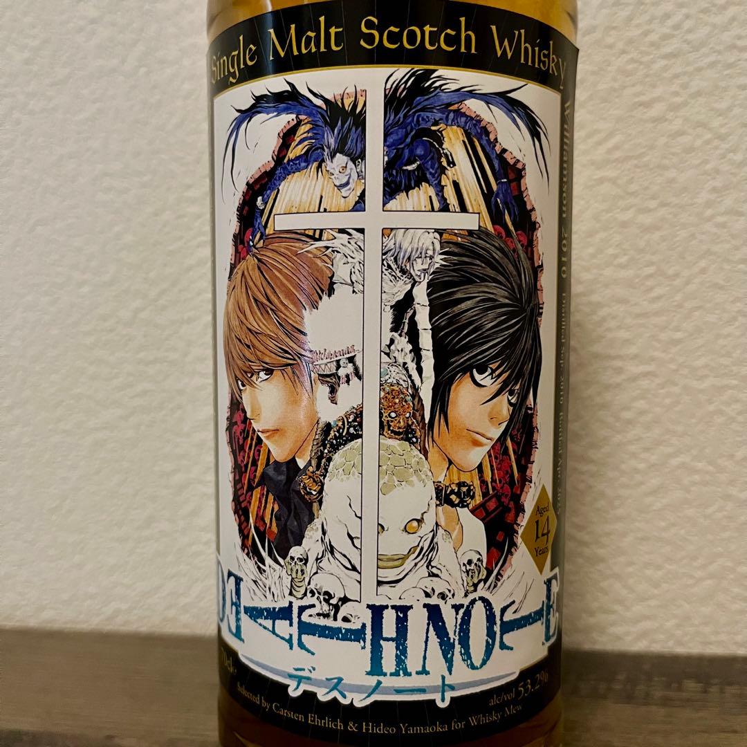 ♦ 『DEATH NOTE』 ラベル/ウィリアムソン 2010 ウイスキーミュウ