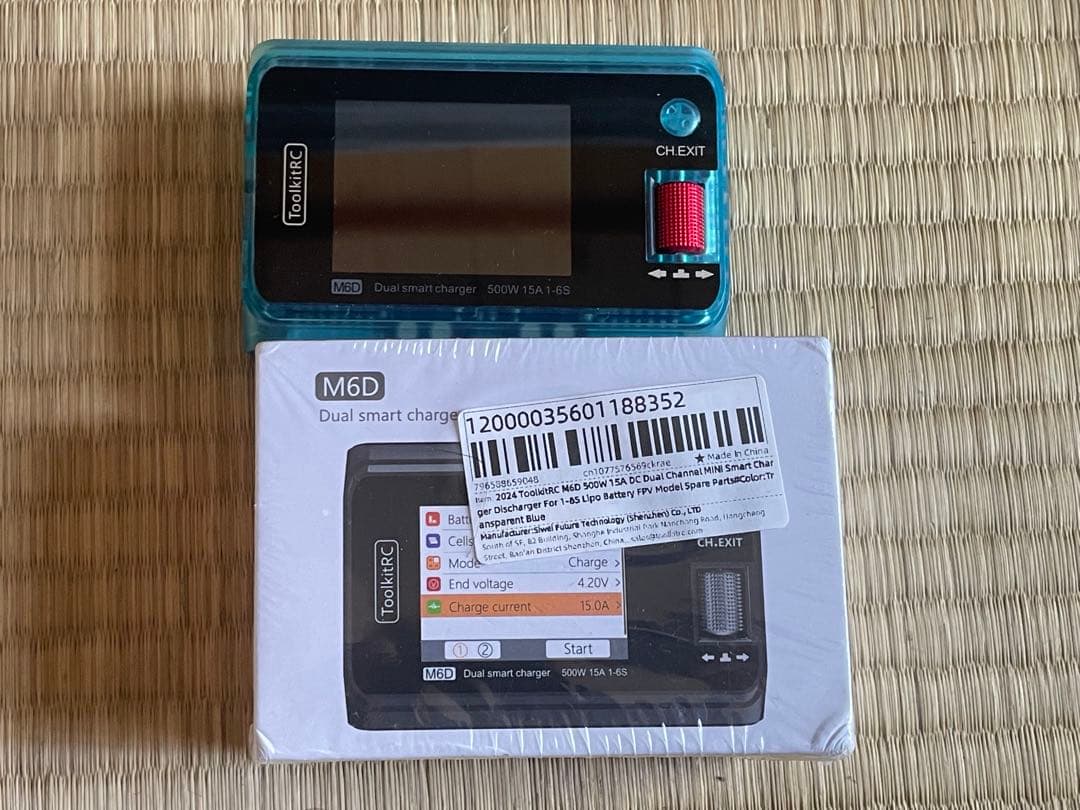 ToolkitRC M6D 500W 15A DCデュアルチャンネルMINIスマ