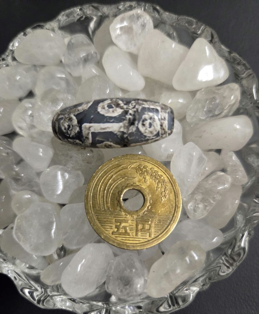 943　天珠　九眼天珠　貴重　珍品　dzibeads　！