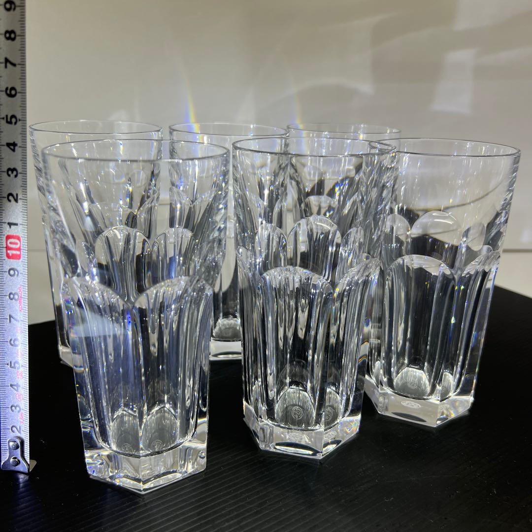 ☆洋3 バカラ　アルクールハイボールグラス6客　高さ14㎝ 東Y7-1020⑤