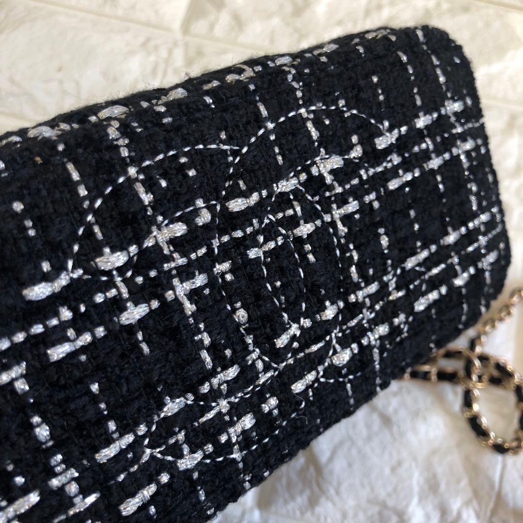 シャネル Chanel VIP ギフト ツイード ショルダーバッグ