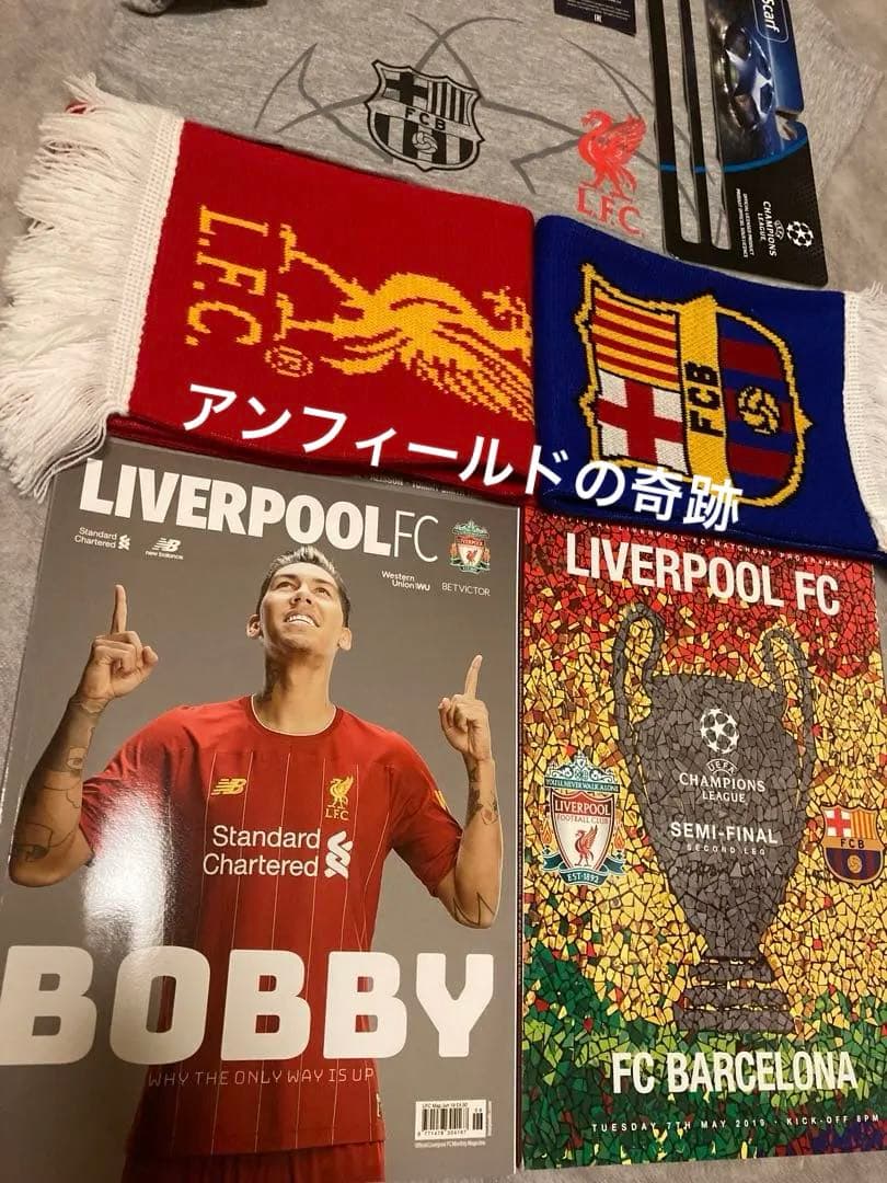 (現地購入)18/19CL準決勝FCバルセロナ戦記念LFC公式グッズ