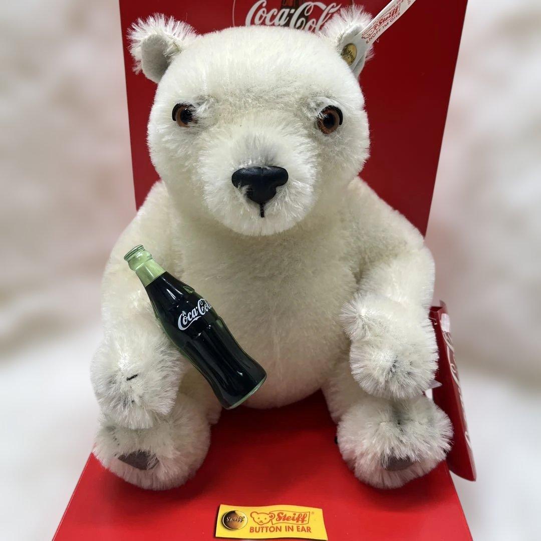 未使用品　 シュタイフ　Steiff　 コカコーラベア　箱付き