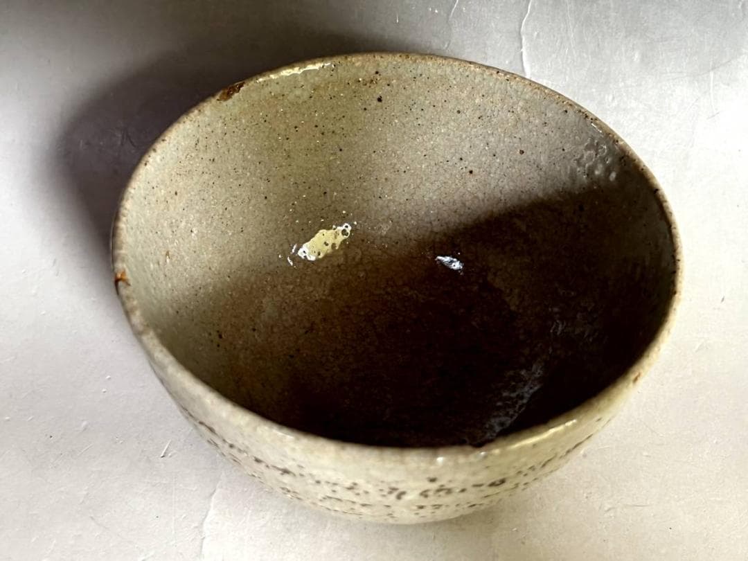 茶碗■古い楽茶碗 鼠釉 お茶道具 抹茶碗 古京焼 古美術 時代物 骨董品■