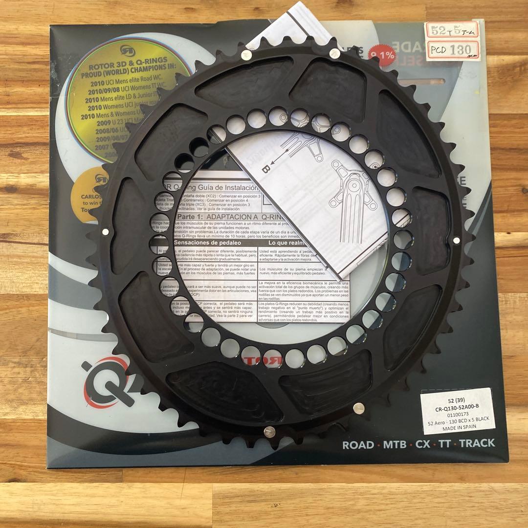 新品　デッドストック　Rotor Q-RING 39T 52T セット