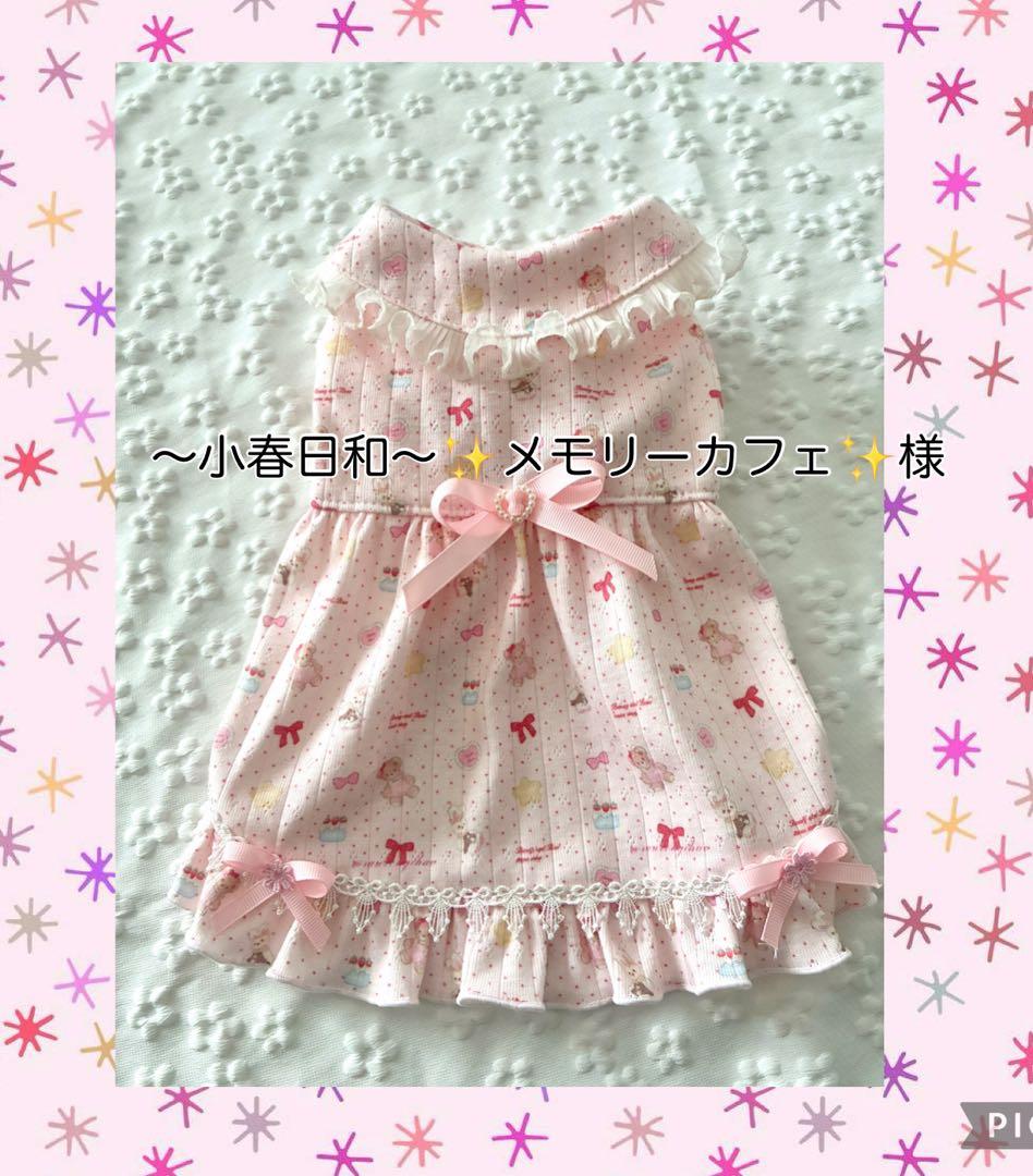 犬服ハンドメイド 〜小春日和〜✨メモリーカフェ✨様