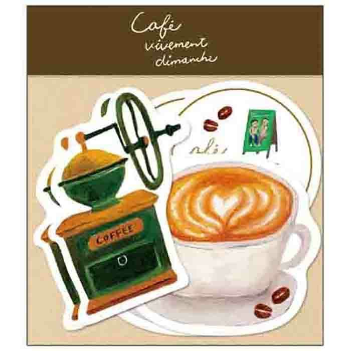 カフェ・ヴィヴモン・ディモンシュ★ダイカットレターセット