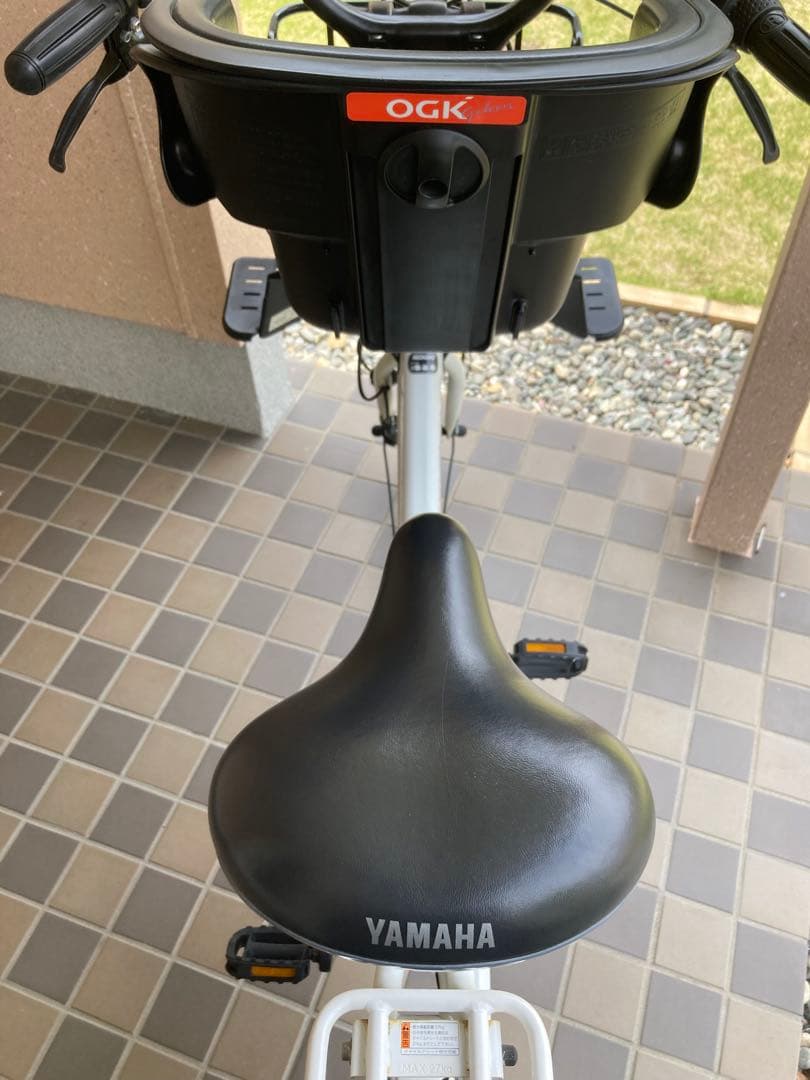 電動アシスト自転車　ヤマハ パスバビーアン20インチ 子供乗せ 3人乗り 白色
