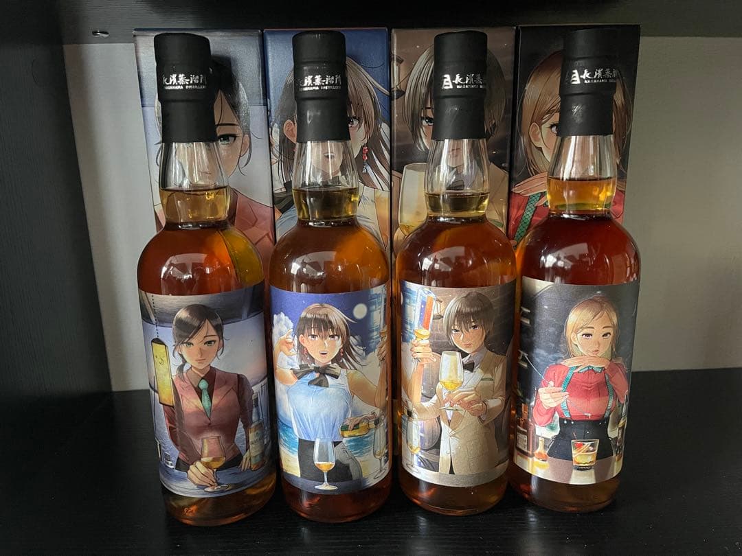 AMAHAGAN✖︎まどろみバーメイド　ウイスキー4本セット　未開栓