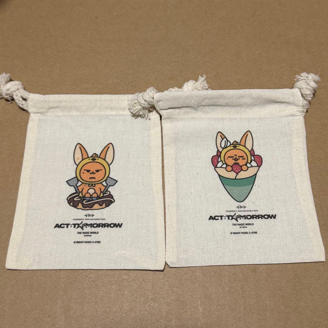 ヨンジュン　巾着　2種　大阪　東京　会場　ACT : TOMORROW TXT