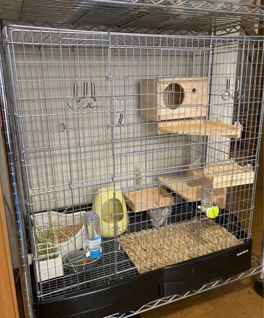 チンチラ用ケージ、木製パーツセット、いろいろ！