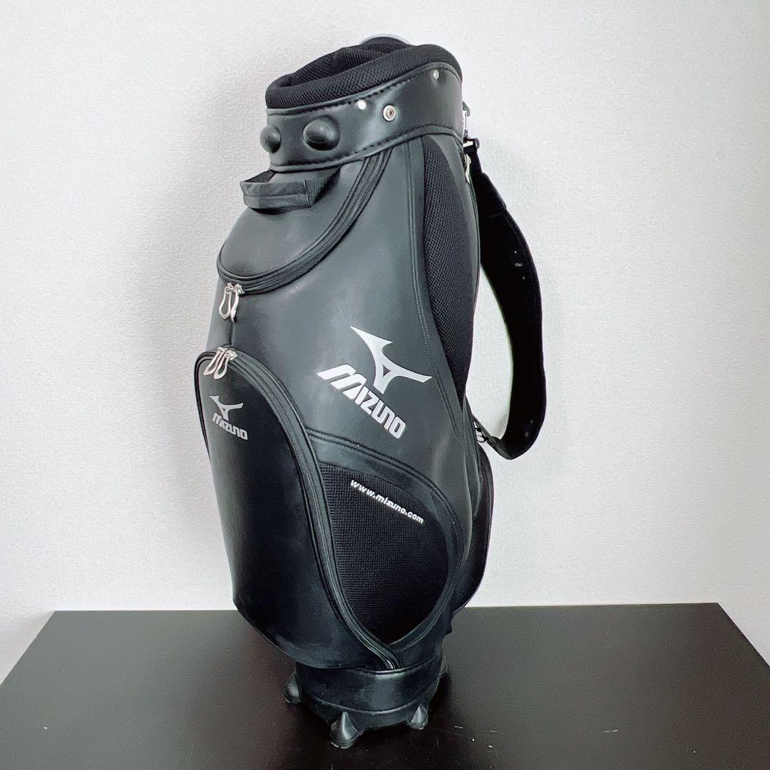 MIZUNO ミズノ キャディバッグ ブラック 5分割 カートタイプフード付9型