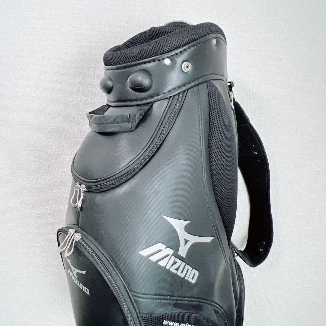 MIZUNO ミズノ キャディバッグ ブラック 5分割 カートタイプフード付9型