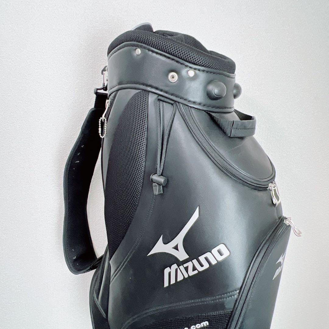 MIZUNO ミズノ キャディバッグ ブラック 5分割 カートタイプフード付9型