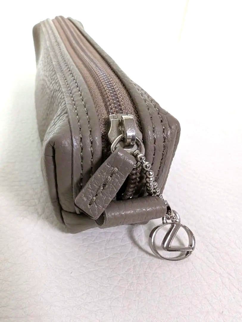 【非売品】レクサス★オリジナルペンケース★シボ革レザー★グレージュ