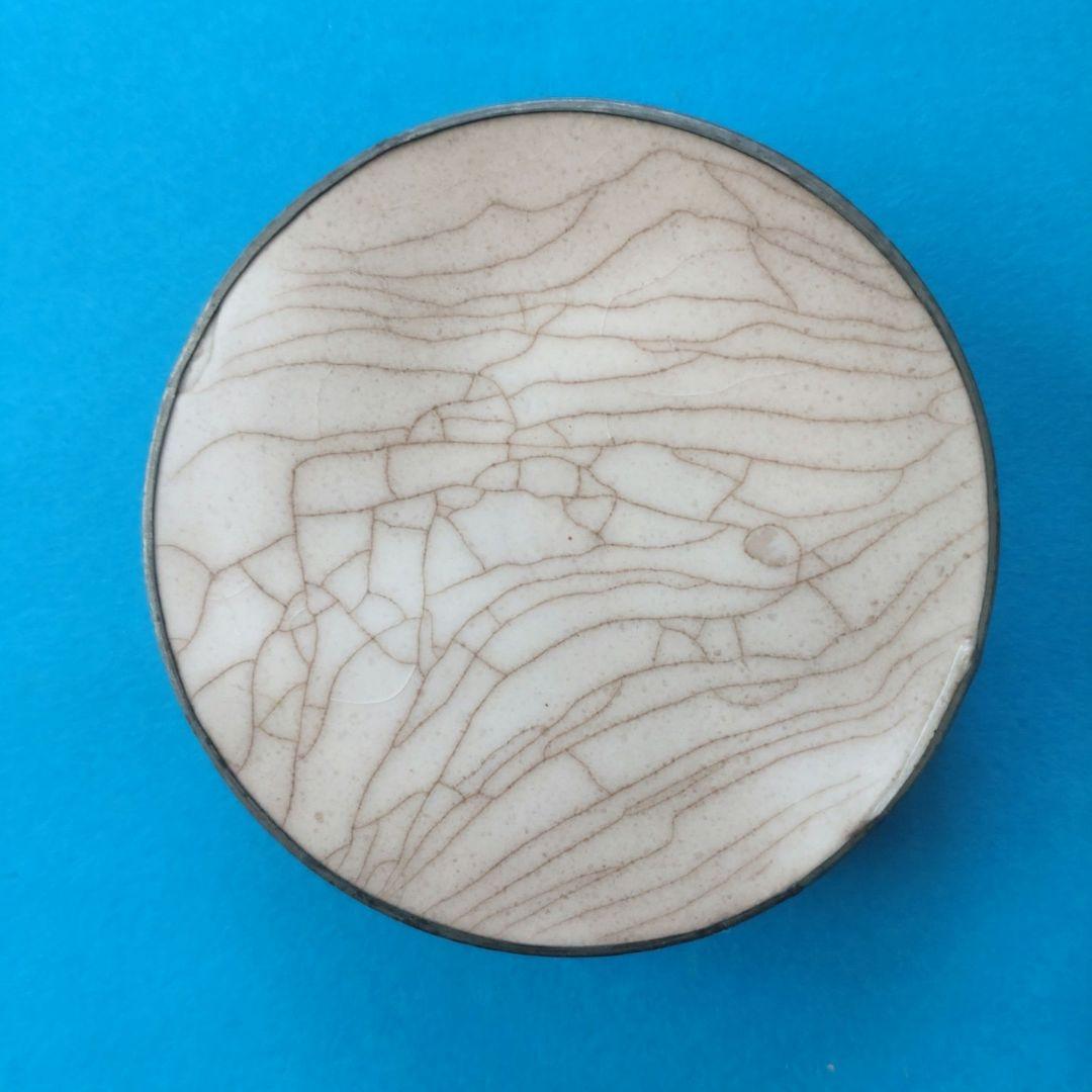 大正〜昭和初期　ガラスコースター　マジョリカタイル　アンティーク　5個セット