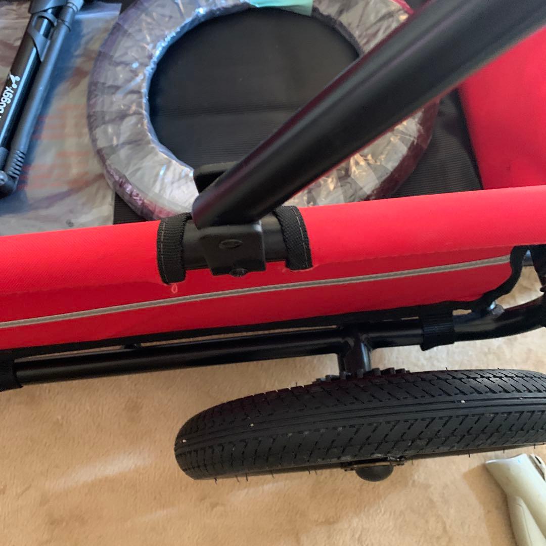 大型犬エアバギーキャリッジカートリストストラップ付き定価七万カートおしてても安定