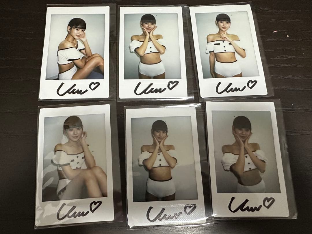 プレステージ 八掛うみ 直筆サイン入りチェキ 6枚セットA