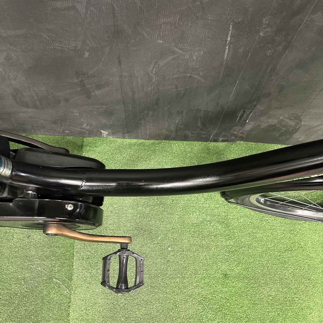 電動自転車 YAMAHA PAS Babby ブラック 3人乗り対応　39★