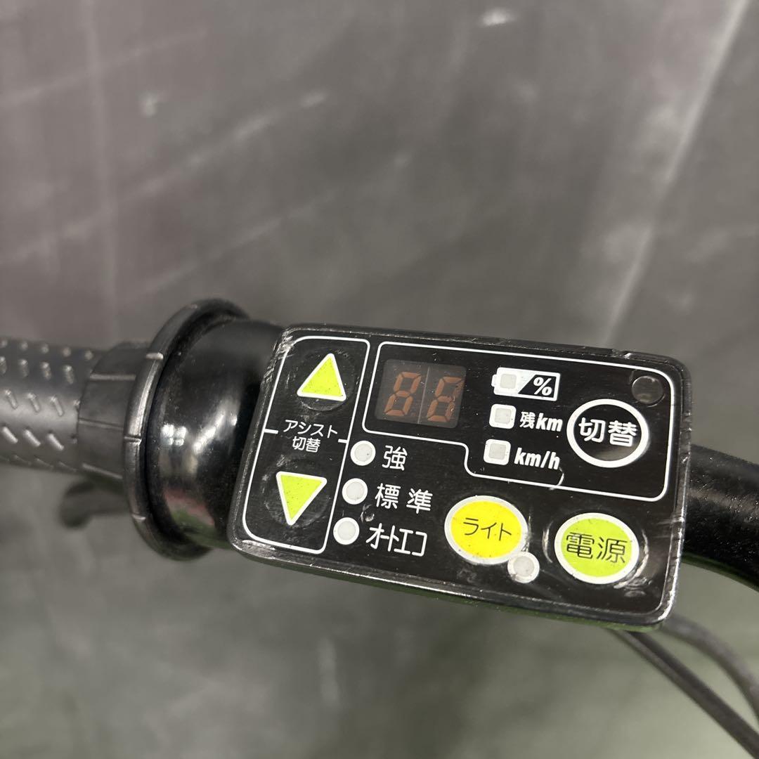 電動自転車 YAMAHA PAS Babby ブラック 3人乗り対応　39★