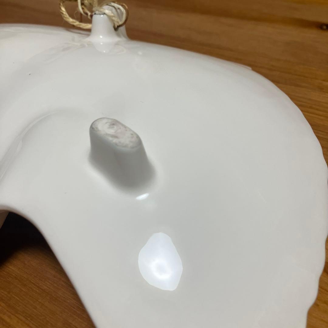 珍品 福寿堂 平安瑞香造 雅陶 『鶴』 鶴型皿 飾り皿