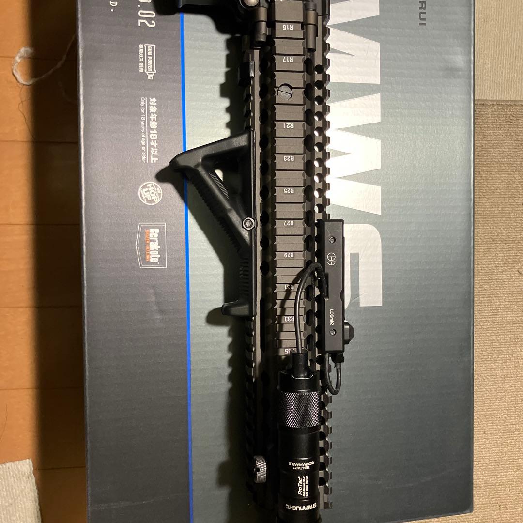 【しぃ】引退品　mws 東京マルイ M4A1 MWS GBB 付属品多数