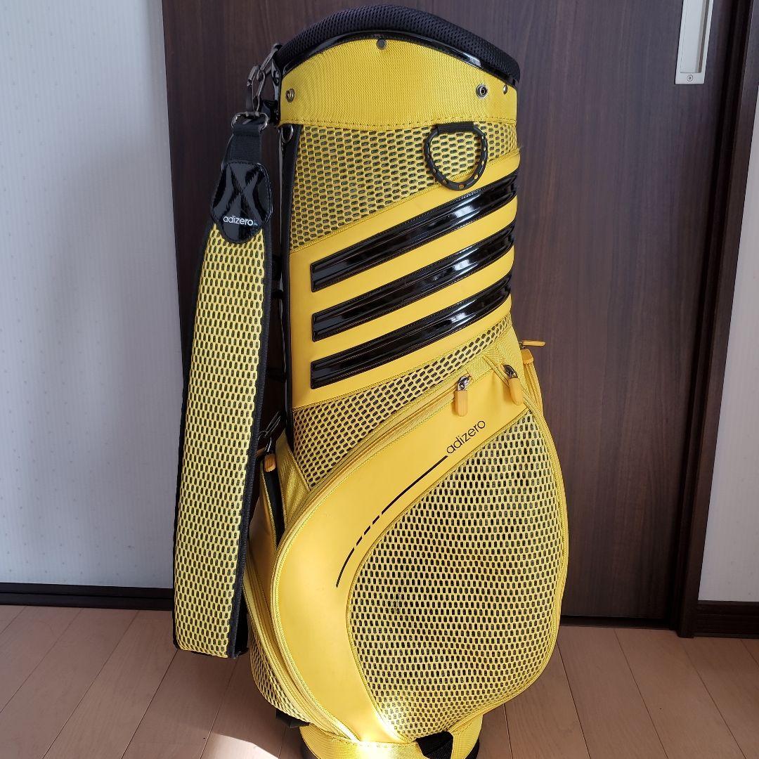 adizero イエロー ゴルフバッグ