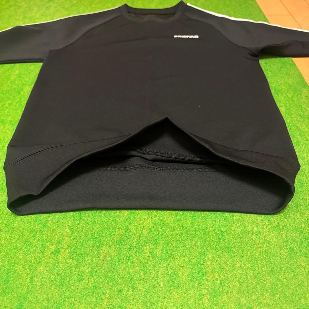 ブリーフィング　ゴルフ用トレーナー サイズS 黒色