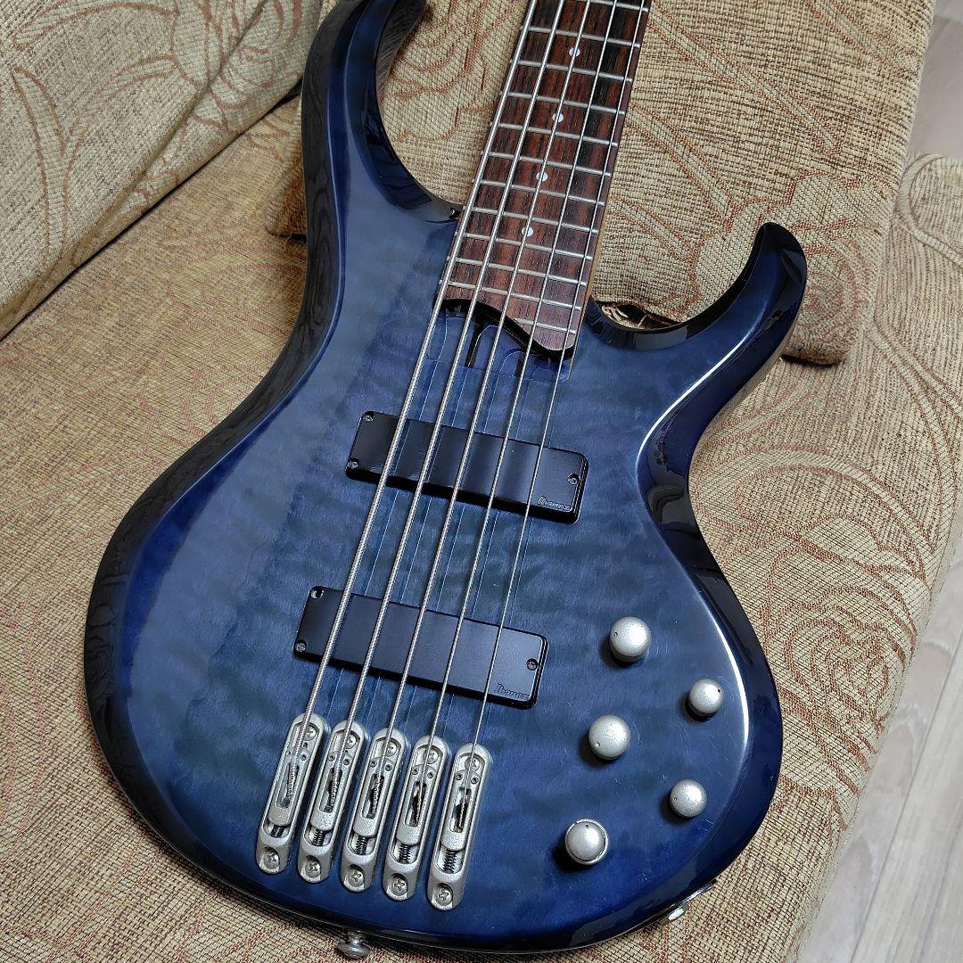 Ibanez BTB 5弦ベース BTB405QM 相当 キルトメイプル 良音