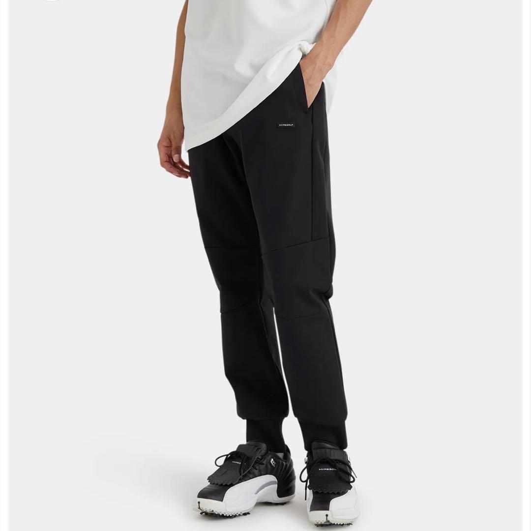 新品✩﻿ hype golf メンズSサイズ　ブラックパンツ