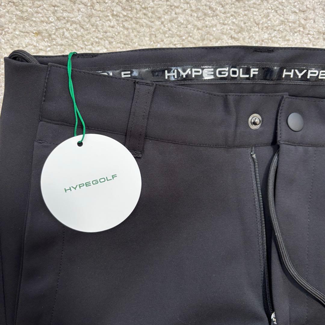 新品✩﻿ hype golf メンズSサイズ　ブラックパンツ