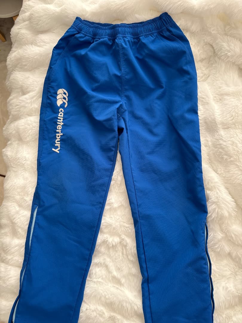 canterbury 青 長袖 ピステ