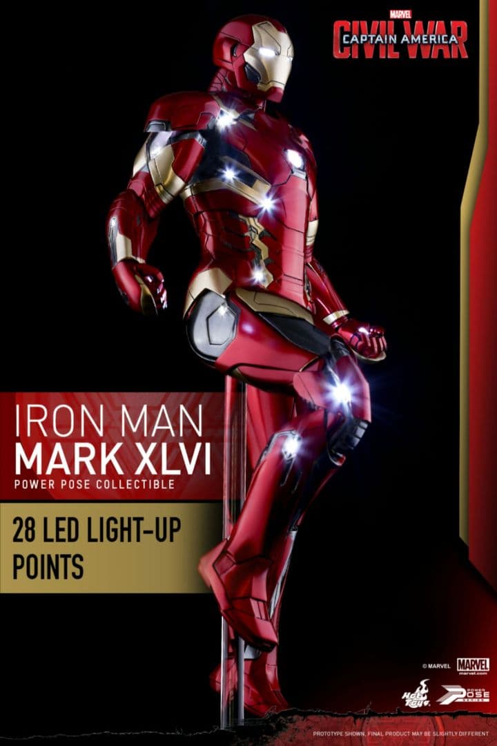 【新品未使用】ホットトイズ『シビル・ウォー/キャプテン・アメリカ』マーク46