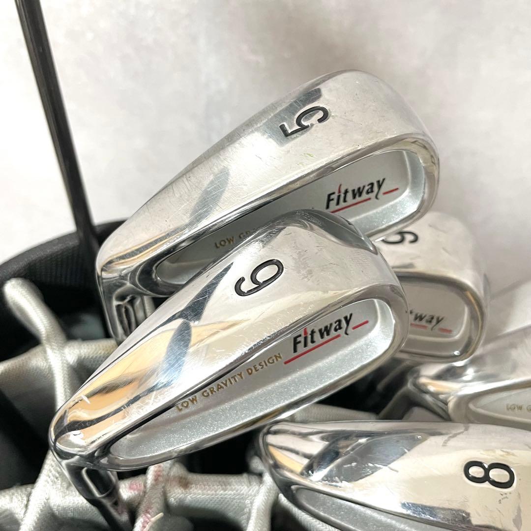 Fitway レフティ メンズ ゴルフクラブセット 10本　Rフレックス