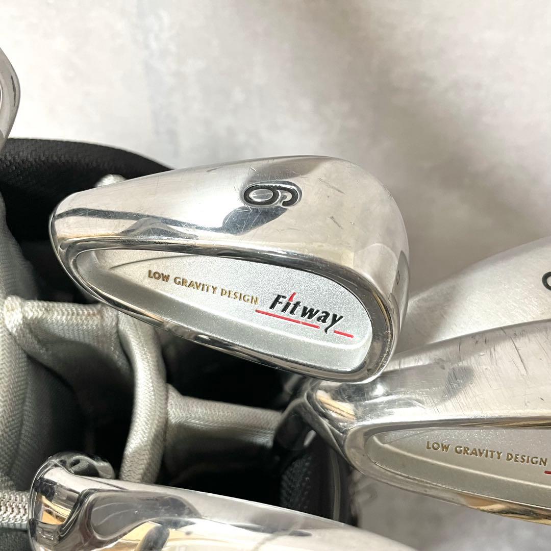 Fitway レフティ メンズ ゴルフクラブセット 10本　Rフレックス