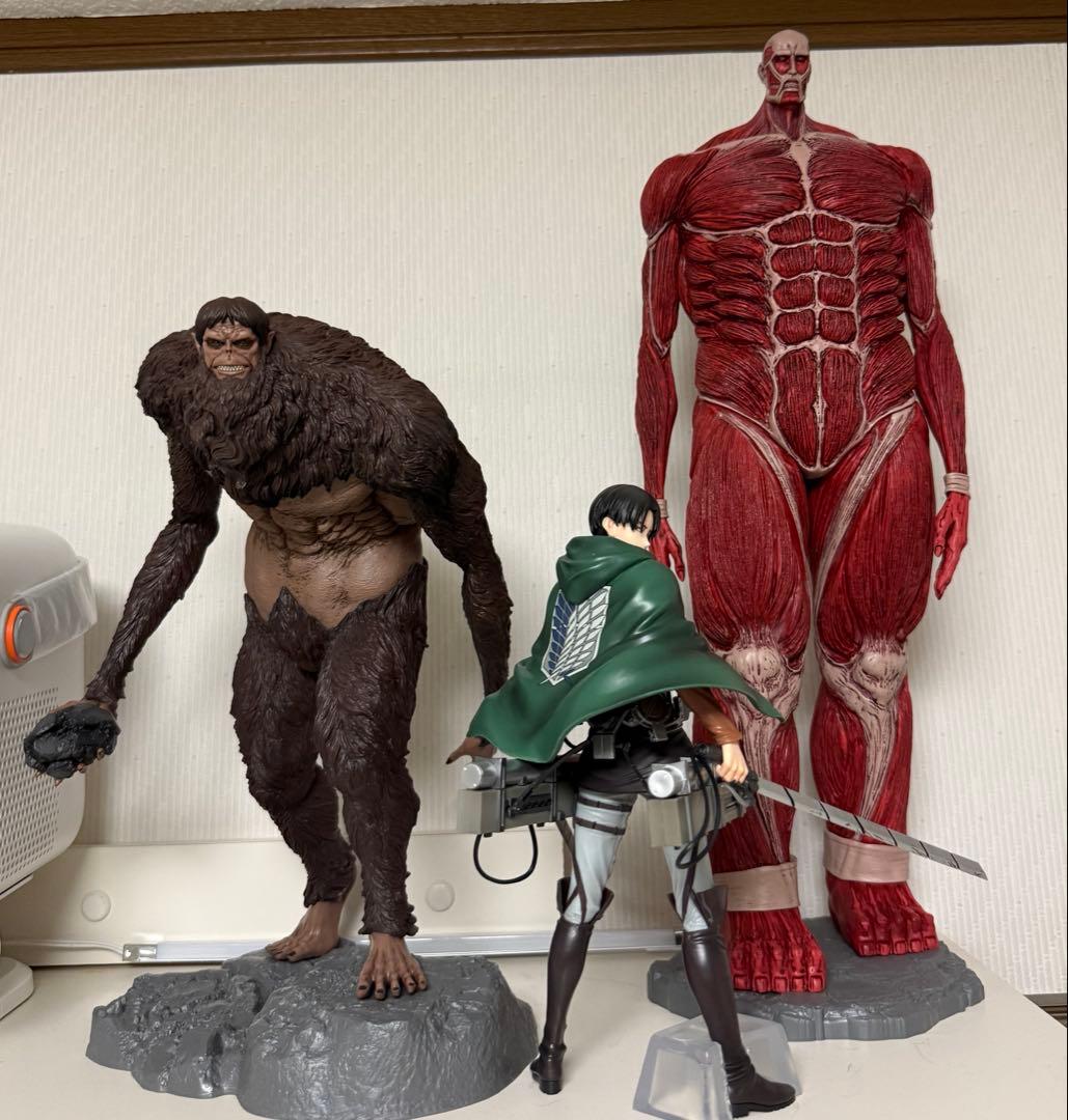 一番くじ 進撃の巨人 A賞 獣の巨人 B賞 リヴァイ ラストワン賞 超大型巨人