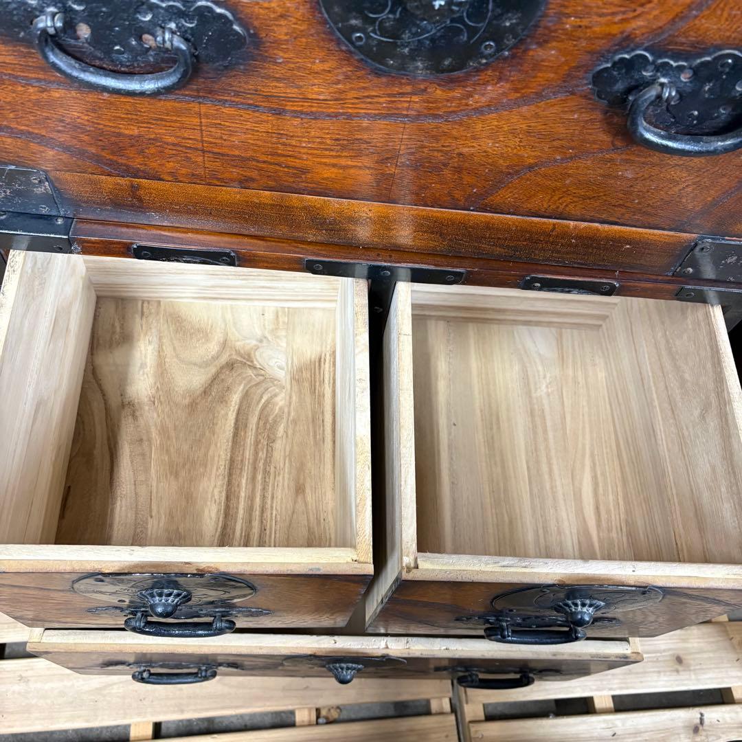 【送料込】時代箪笥　和箪笥　アンティーク家具　和家具　古道具　レトロ