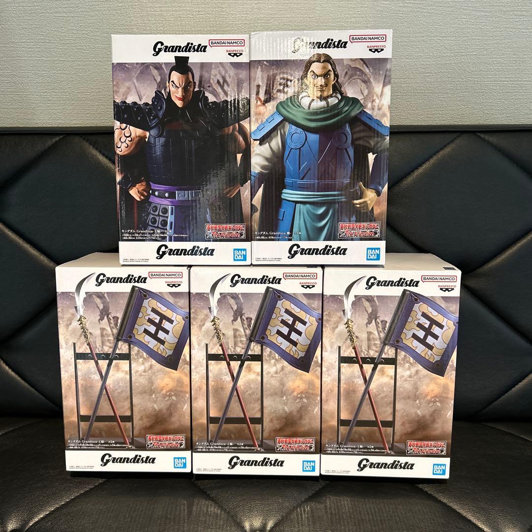 キングダムGrandista 王毅　騰 王毅軍旗フィギュア 5体セット