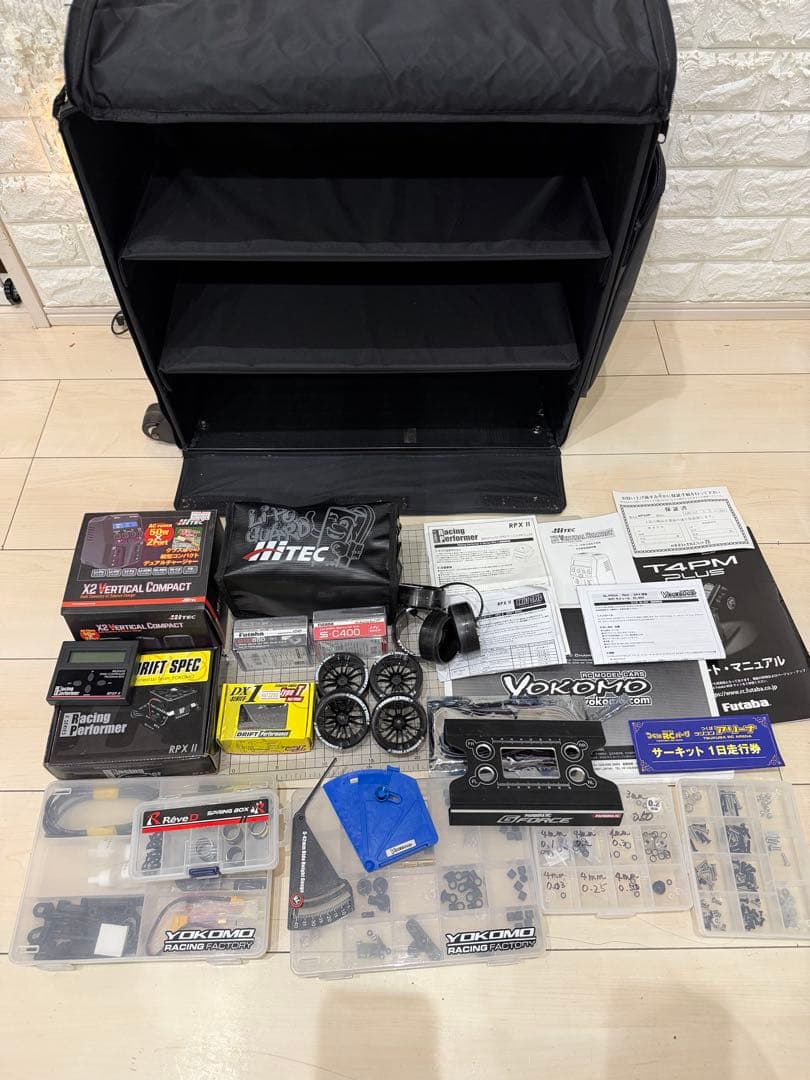 ラジドリフルセット ヨコモSD3.0 Black フタバ4PM ケースおまけ付き
