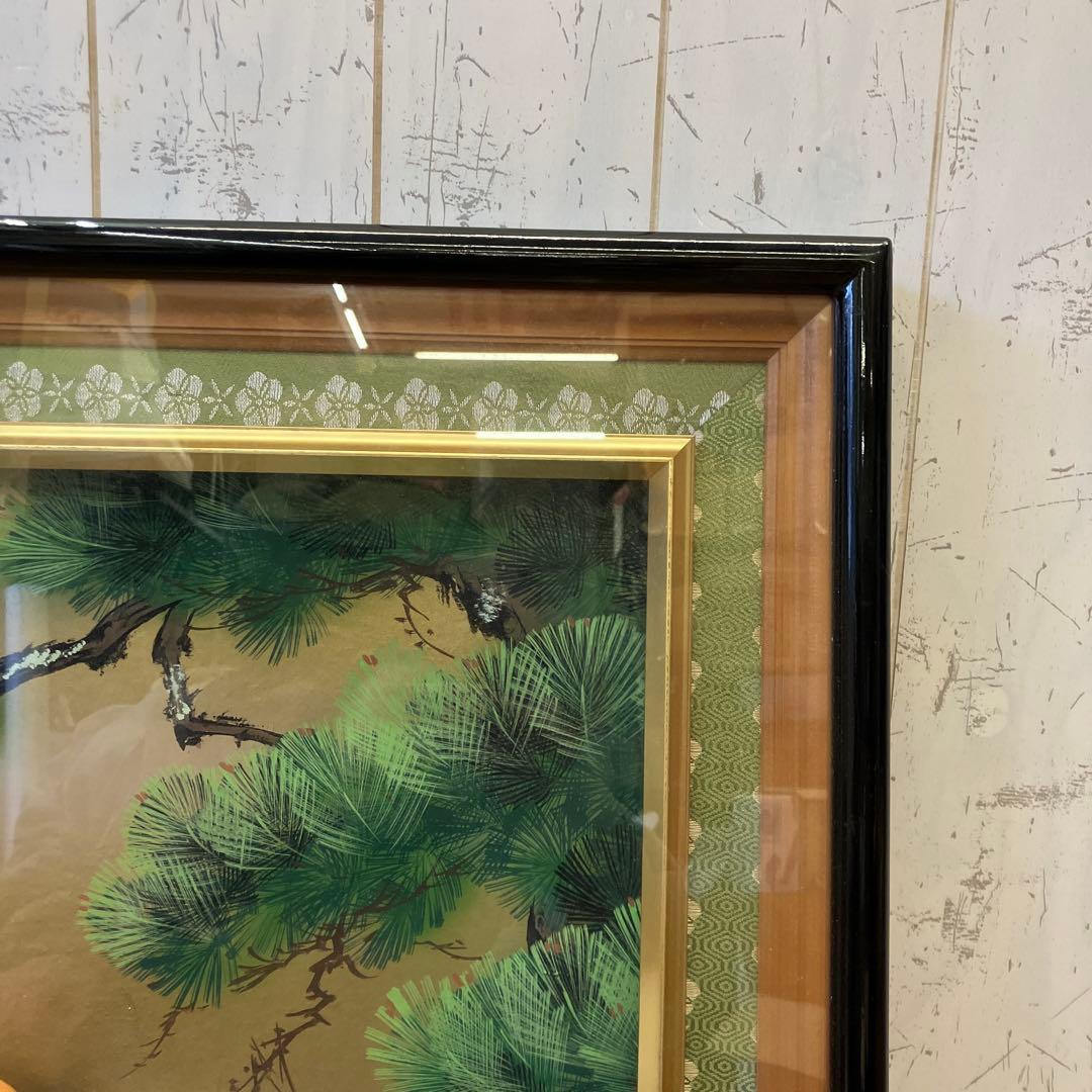 昭和レトロ 七福神 大黒天 恵比寿 押し絵 立体画 日本画 額縁 芸術 骨董品