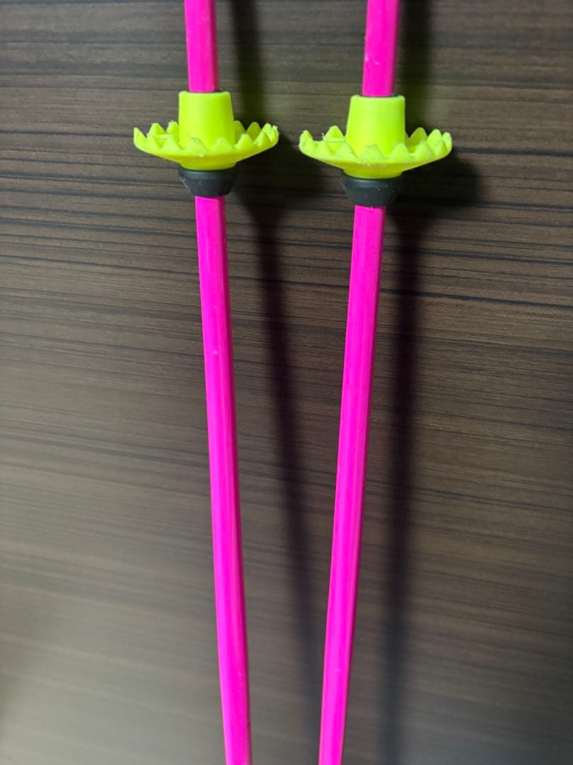 LEKI スキー用ストック ピンク/黒/黄