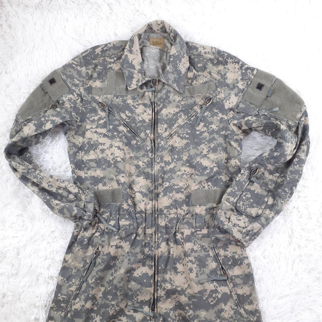 美品◎US AIR FORCE 戦闘車両乗員用カバーオール ツナギ デジタルカモ