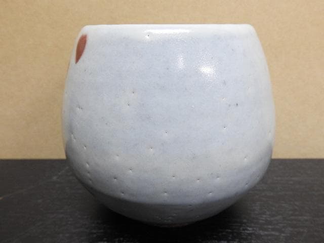 清水公照　塩笥茶碗　喜寿　神楽窯　共箱　MA31