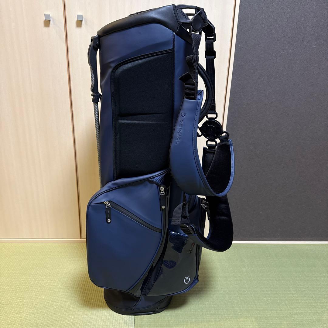 VESSELプレイヤー3.0スタンド 8.5型キャディバッグ ネイビー